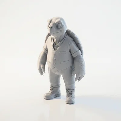 Mô Hình Người Rùa Lai (Turtle Man) - File 3D In Ấn Độc Đáo