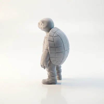 Mô Hình Người Rùa Lai (Turtle Man) - File 3D In Ấn Độc Đáo