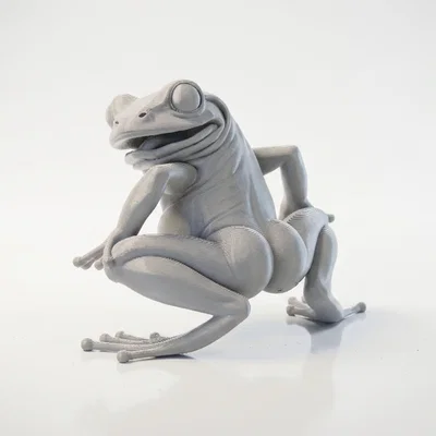 Mô hình ếch nhảy múa (Twerking Frog) in 3D độc đáo