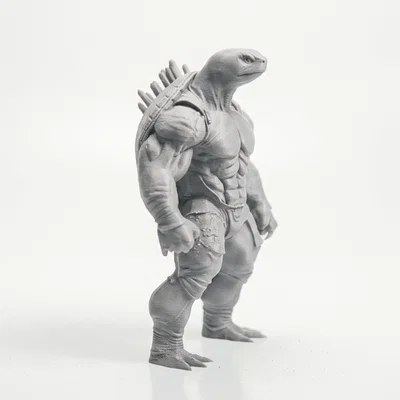 Mô Hình 3D Chiến Binh Rùa Fantasy