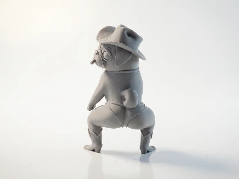 Mô hình chú cún Twerk vui nhộn - Tượng in 3D sưu tầm độc đáo - Image 1