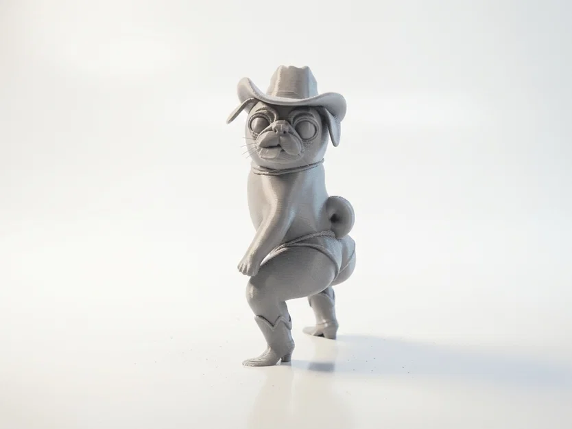 Mô hình chú cún Twerk vui nhộn - Tượng in 3D sưu tầm độc đáo - Image 2