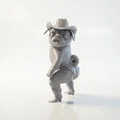 Mô hình chú cún Twerk vui nhộn - Tượng in 3D sưu tầm độc đáo - Thumbnail 2