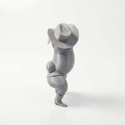 Mô hình chú cún Twerk vui nhộn - Tượng in 3D sưu tầm độc đáo