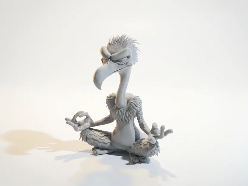 Mô hình Kền Kền Thiền Định 3D Printable độc đáo - Image 1