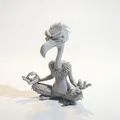 Mô hình Kền Kền Thiền Định 3D Printable độc đáo - Thumbnail 1