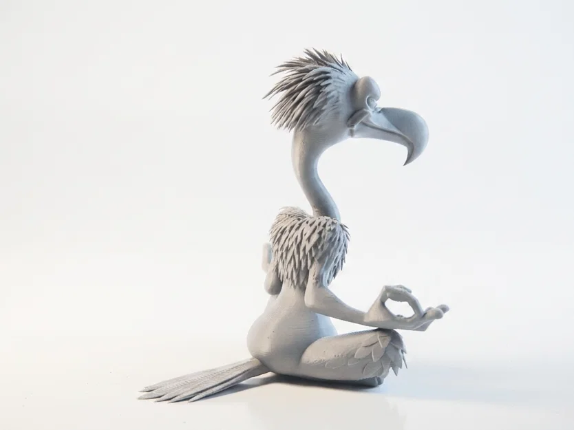 Mô hình Kền Kền Thiền Định 3D Printable độc đáo - Image 3