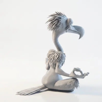 Mô hình Kền Kền Thiền Định 3D Printable độc đáo