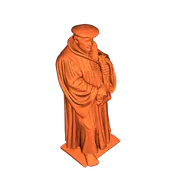 Mô hình 3D tượng Martin Luther nhân vật lịch sử sắc nét - Image 1