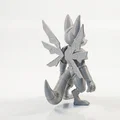 Mô Hình Tượng Cáo Bionic Có Cánh In 3D (Winged Bionic Fox Figurine) - Thumbnail 3