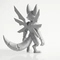 Mô Hình Tượng Cáo Bionic Có Cánh In 3D (Winged Bionic Fox Figurine) - Thumbnail 4