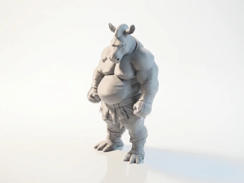 Mô hình 3D Chiến binh Ngựa vằn - Zebra Man Warrior Figurine - Image 1