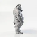 Mô hình 3D Chiến binh Ngựa vằn - Zebra Man Warrior Figurine - Thumbnail 3