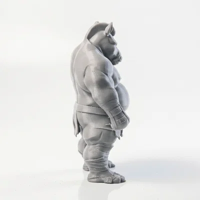 Mô hình 3D Chiến binh Ngựa vằn - Zebra Man Warrior Figurine