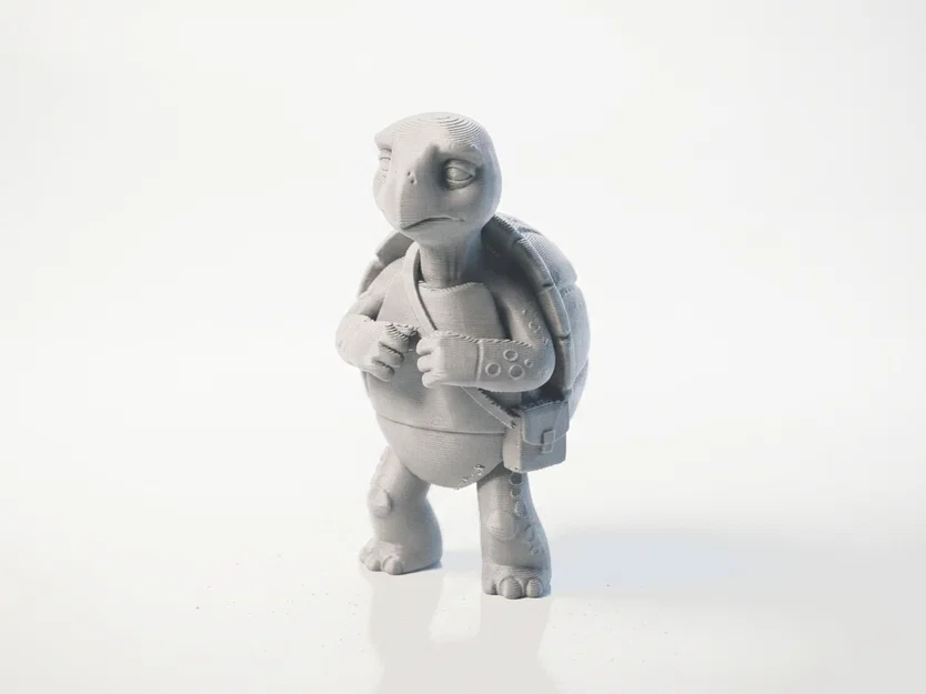 Mô hình chú Rùa lo âu dễ thương - File in 3D sưu tầm - Image 1