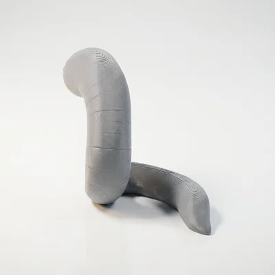Mô hình tượng trang trí chú giun đất 3D Printable