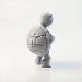 Mô hình chú Rùa lo âu dễ thương - File in 3D sưu tầm - Thumbnail 3