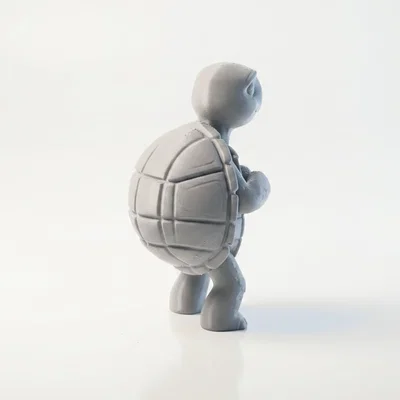 Mô hình chú Rùa lo âu dễ thương - File in 3D sưu tầm