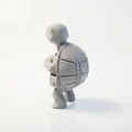 Mô hình chú Rùa lo âu dễ thương - File in 3D sưu tầm - Thumbnail 4