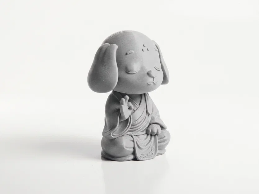 Mô hình Chú Chó Thiền Zen Buddha in 3D - Image 2