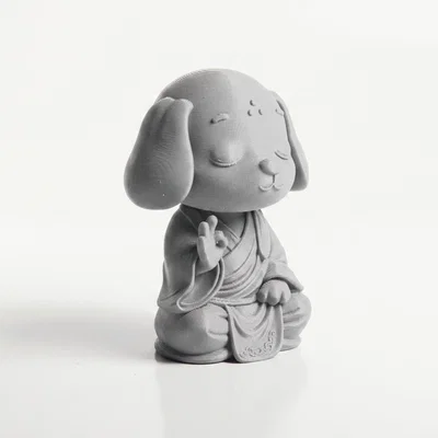 Mô hình Chú Chó Thiền Zen Buddha in 3D