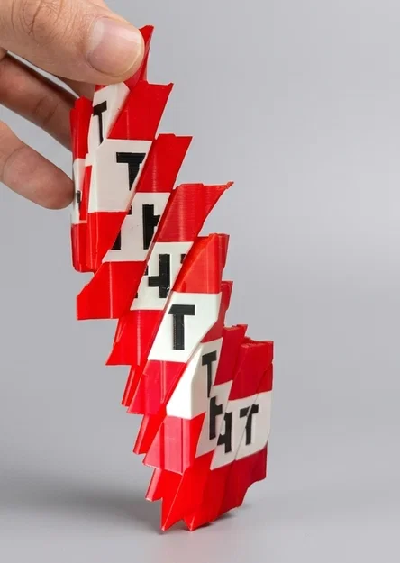 Khối TNT Fidget Co Giãn – Đồ Chơi Kinetic Khớp Nối - Image 3