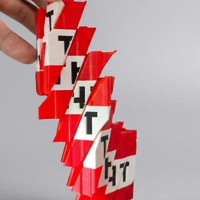 Khối TNT Fidget Co Giãn – Đồ Chơi Kinetic Khớp Nối