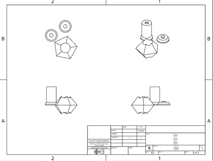Decagon Spinner Fidget - Đồ chơi xoay độc đáo từ in 3D - Image 1