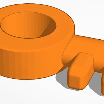 Mô hình chìa khóa 3D Low Poly độc đáo - File in 3D trang trí