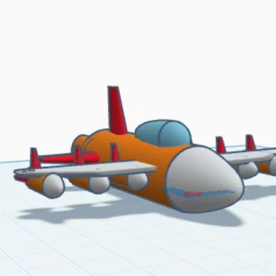 Mô hình máy bay chiến đấu 3D (War Plane Basic) đơn giản dễ in