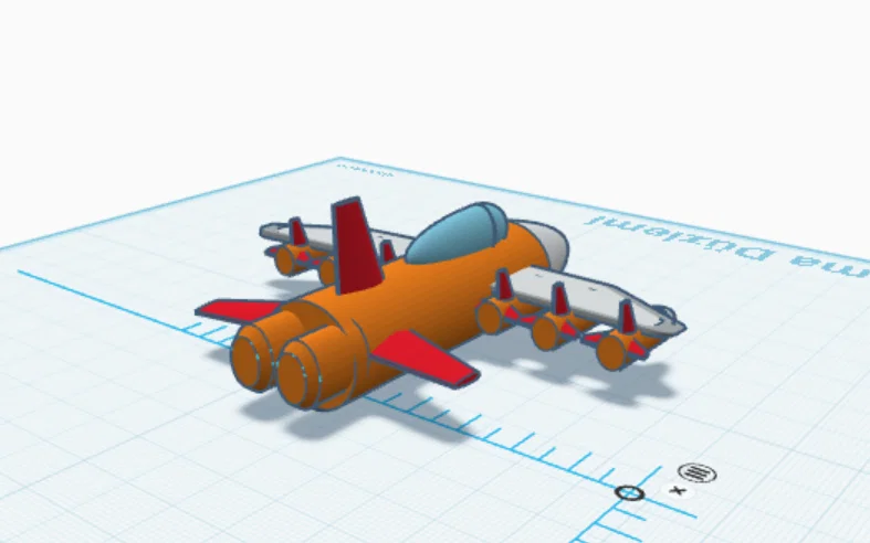 Mô hình máy bay chiến đấu 3D (War Plane Basic) đơn giản dễ in - Image 2