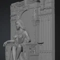 Mô hình in 3D Reggina: Nữ hoàng uy quyền trong phong cách fantasy - Thumbnail 2