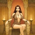 Mô hình in 3D Reggina: Nữ hoàng uy quyền trong phong cách fantasy - Thumbnail 4