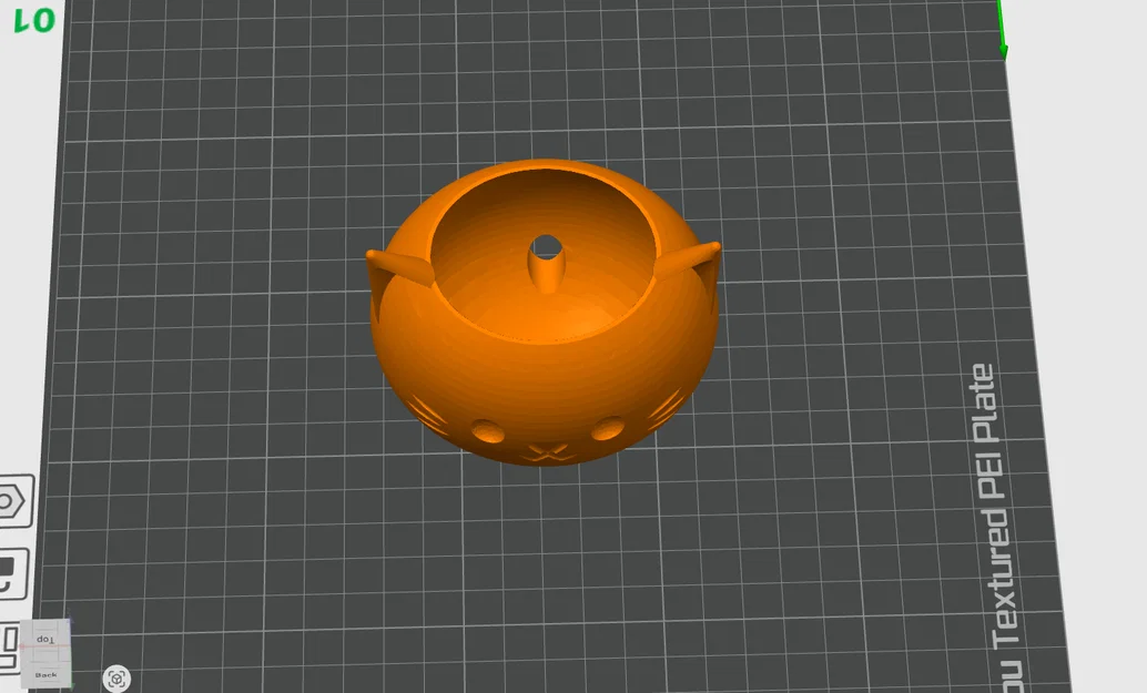 Chậu cây hình mèo Kawaii 3D dễ thương có lỗ thoát nước - Image 1