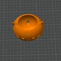 Chậu cây hình mèo Kawaii 3D dễ thương có lỗ thoát nước - Thumbnail 1