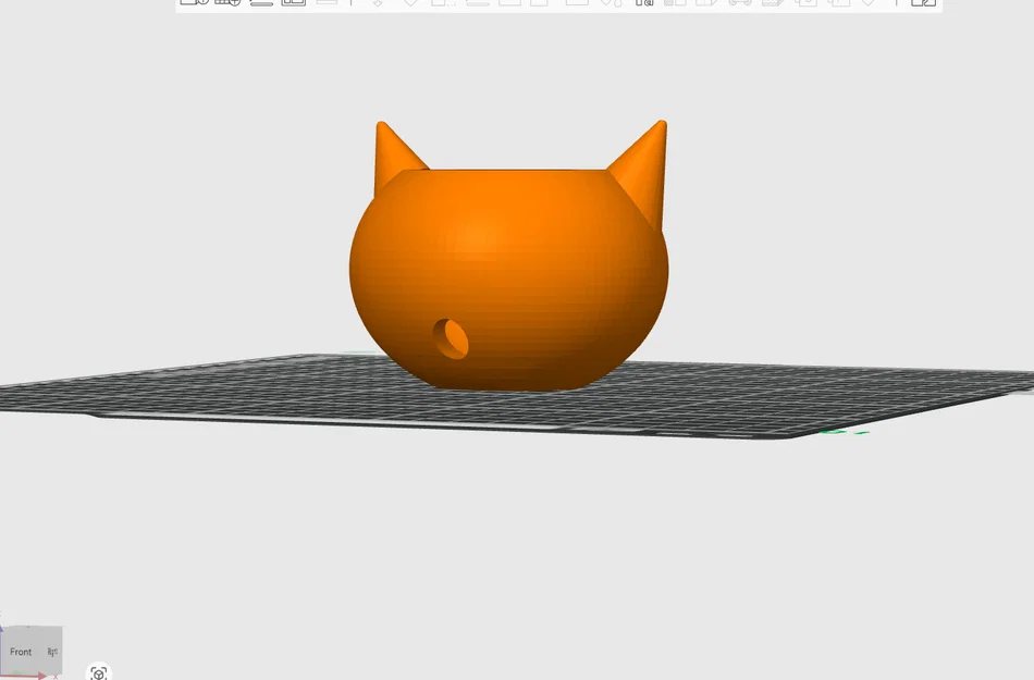 Chậu cây hình mèo Kawaii 3D dễ thương có lỗ thoát nước - Image 3