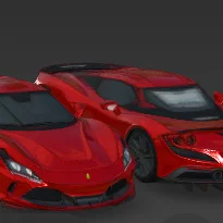 Mô hình xe Ferrari F80 Tributo in 3D chi tiết cực đẹp