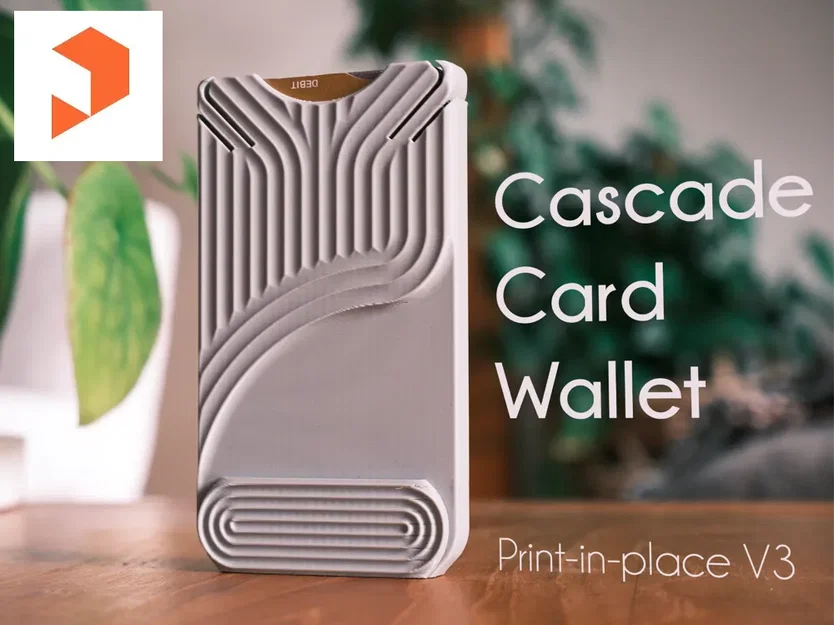 Ví Đựng Thẻ Cascade Card Wallet V3 - In 3D Thông Minh Tiện Lợi - Image 1