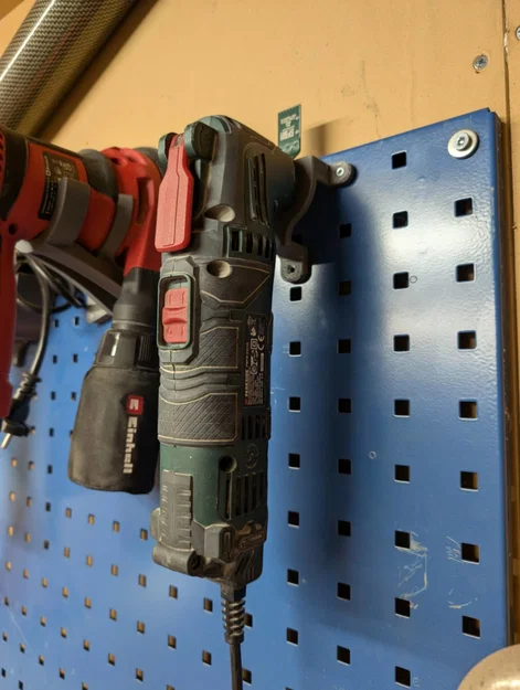 Giá treo máy cắt đa năng (oscillating multi-tool) cho bảng pegboard - Image 1