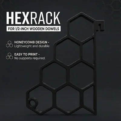 Giá Đỡ Cuộn Nhựa HexRack Shelf Spool Holder