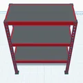 Mô hình kệ để đồ 3 tầng (Garage Shelf) cho không gian làm việc - Thumbnail 1