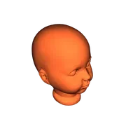 Mô hình đầu búp bê trọc (Puppenkopf) dùng để tùy biến sáng tạo