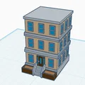 Mô hình kiến trúc tòa nhà chung cư (Apartment) dùng cho in 3D - Thumbnail 2