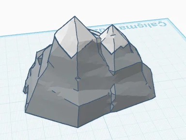 Mô hình trang trí núi đá 3D - Thiết kế phong cách Low-poly tinh tế - Image 2