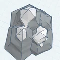 Mô hình trang trí núi đá 3D - Thiết kế phong cách Low-poly tinh tế - Thumbnail 3