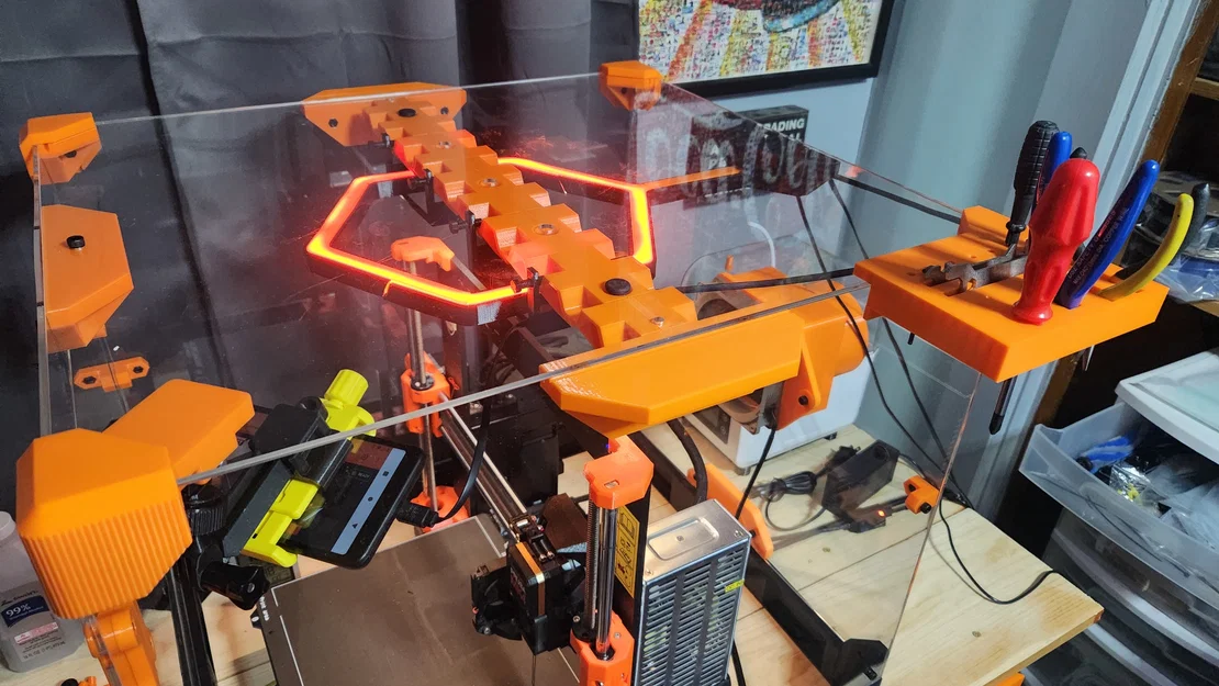 Nâng cấp LED cho thanh giằng Hex Crossbeam máy in 3D - Image 1