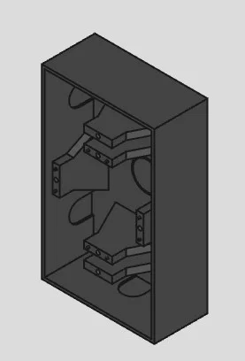 Vỏ ốp gắn nổi cho bảng điều khiển Zennio CX 50 (Surface-mounted) - Image 4