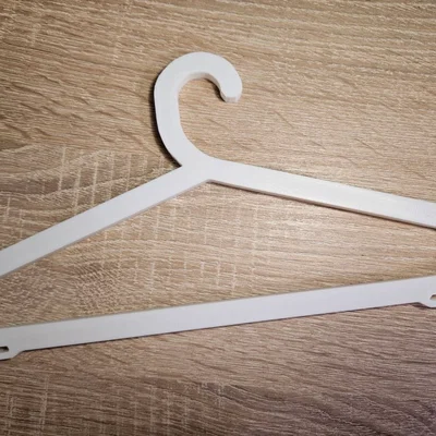Mẫu móc treo quần áo in 3D thiết kế tối giản, không cần support