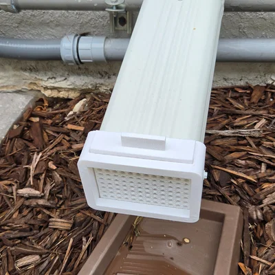Lưới lọc và nắp đậy cho ống thoát nước máng xối 3"x4"