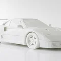 Mô hình siêu xe Ferrari F40 in 3D phong cách độc đáo - Thumbnail 2